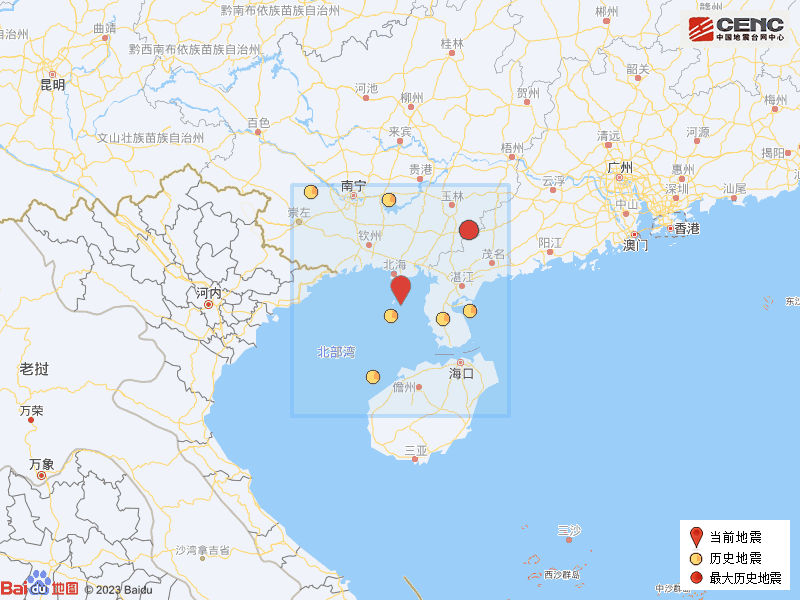 广西北海海域昨夜突发4.2级地震，中国地震台网：2023年全球发生6级以上地震129次