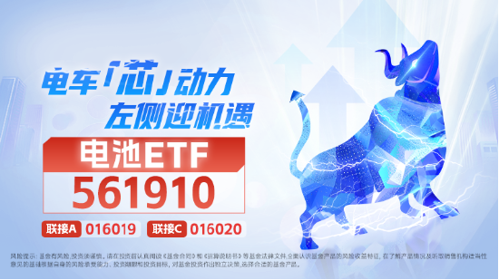 德业股份涨停 电池ETF（561910）溢价持续走阔收2%领涨两市！机构：锂矿出清标志性事件显现，股价或先行反弹